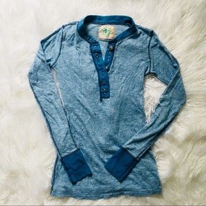 Free people long sleeve shirt